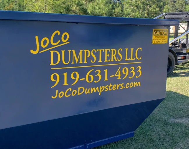Your dumpster is just a phone call away